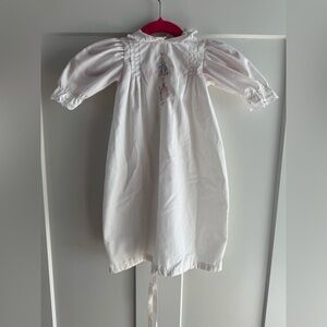 Vintage Beatrix Potter Embroidered White Baby Layette